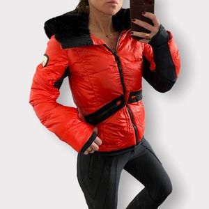 Rossignol Red and Black Ski Jacket
